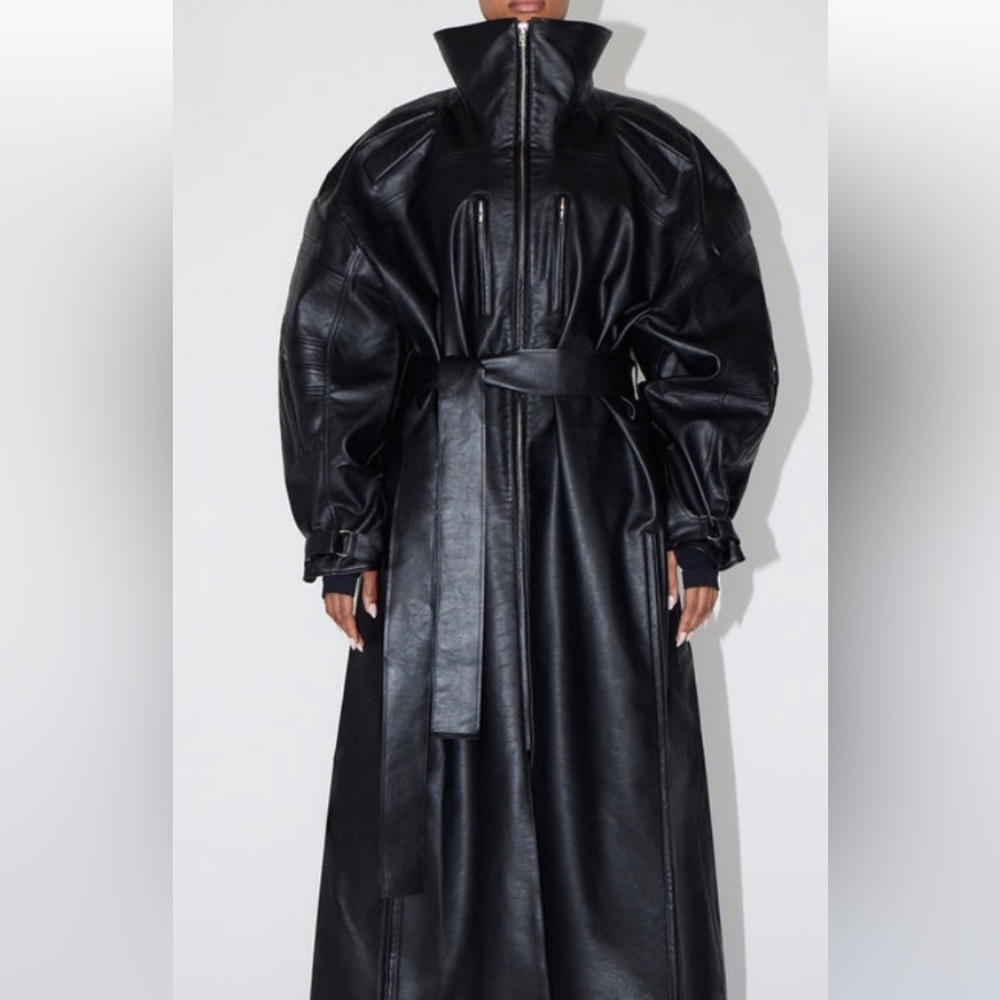 Khy leather trench